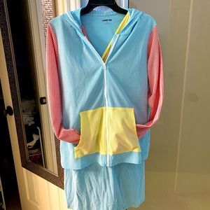 Swim dress and hooded coverup - SPF 50